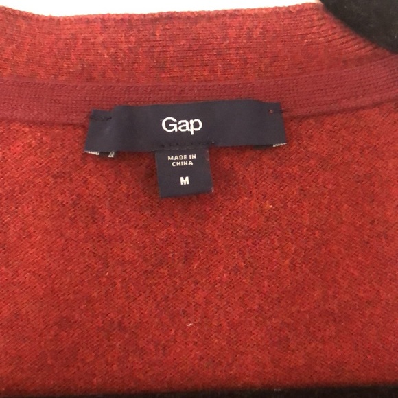 Men’s burnt orange cardigan - Picture 3 of 3